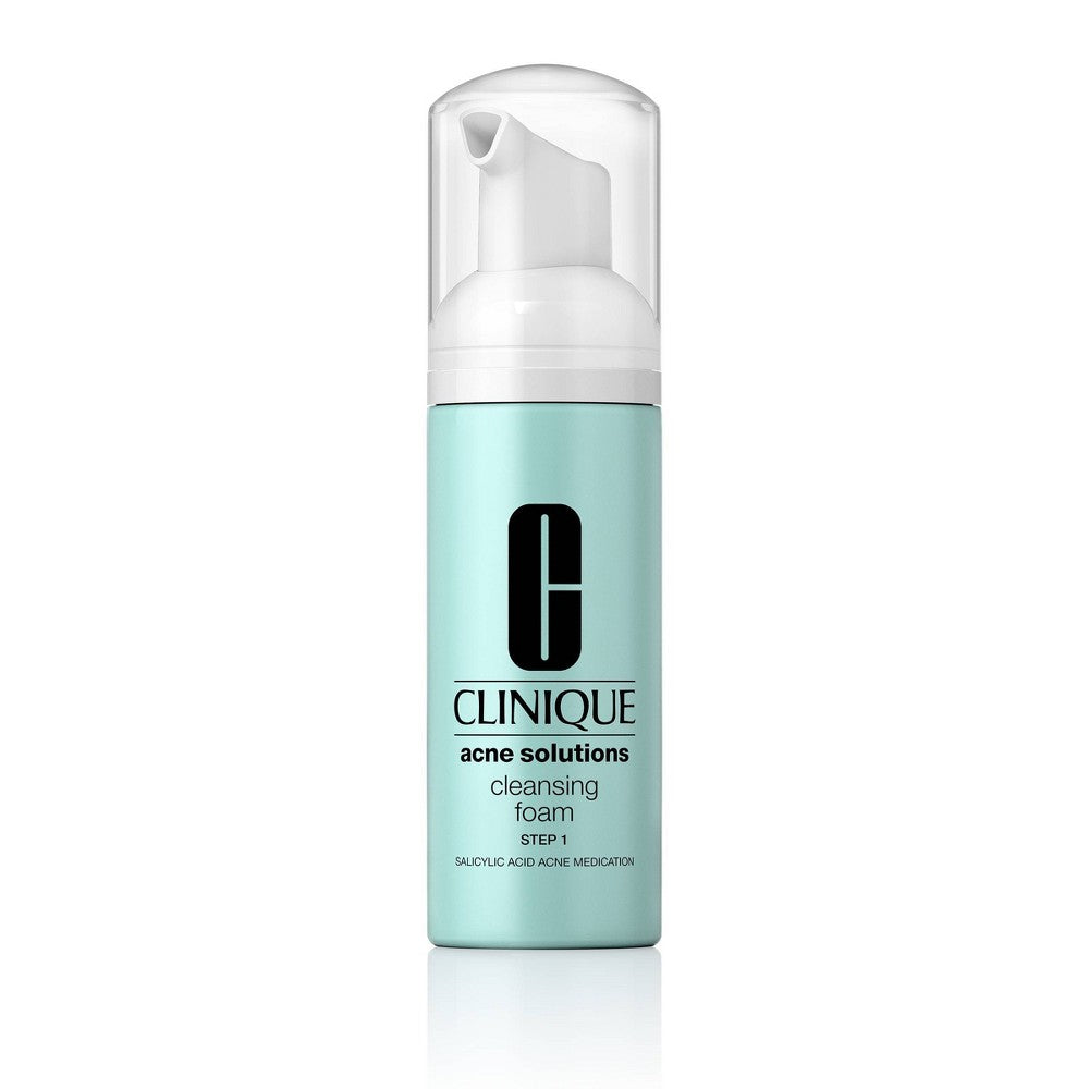 Clinique Acne Solutions Cleansing Foam, 4.2 fl oz: Exfoliating, Oil Control, Noncomedogenic, Hyaluronic Acid