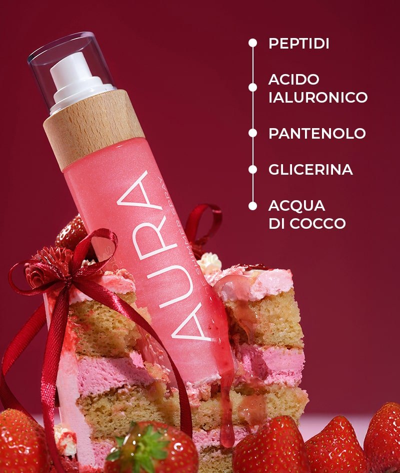 AURA PINK Peptide Shimmer Spray - indossachisei.it