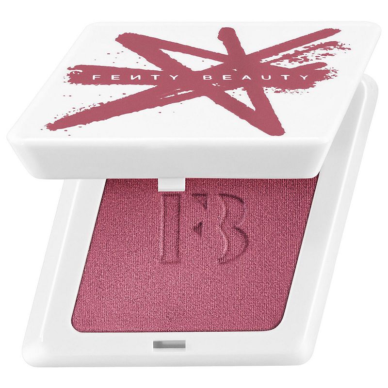 FENTY BEAUTY by Rihanna Fenty Cheeks Suede Waterproof Powder Blush Color: Summertime Wine Size: N/A