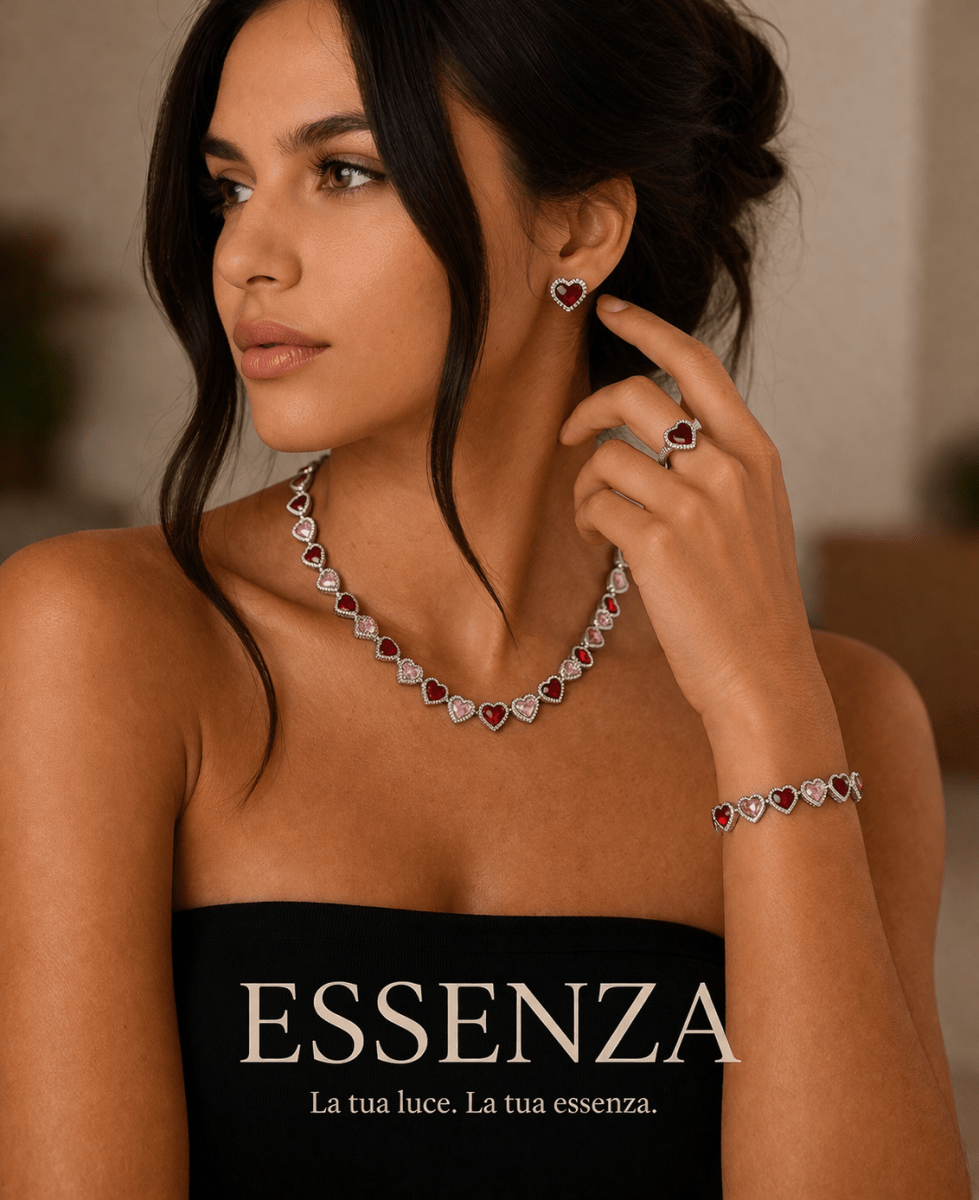 Collana Cuore – Essenza set 4 - indossachisei.it