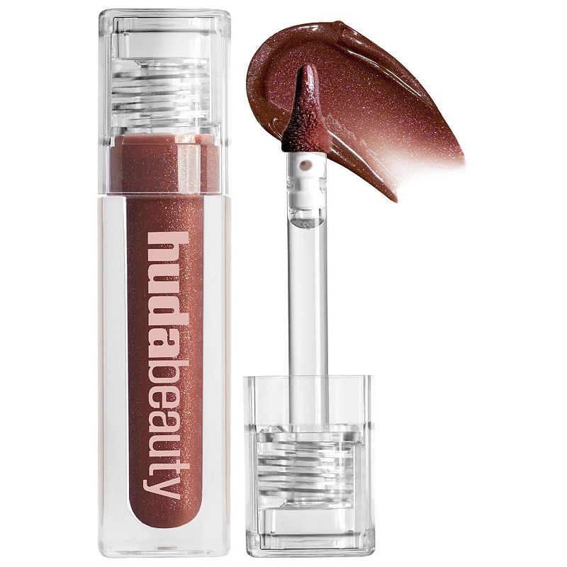 HUDA BEAUTY Faux Filler Shiny Non-Sticky Lip Gloss, Size: .13Oz, She Red - Teresacilia.it