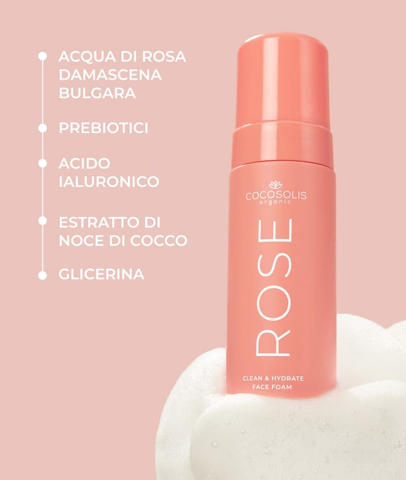 ROSE Clean & Hydrate Face Foam - indossachisei.it