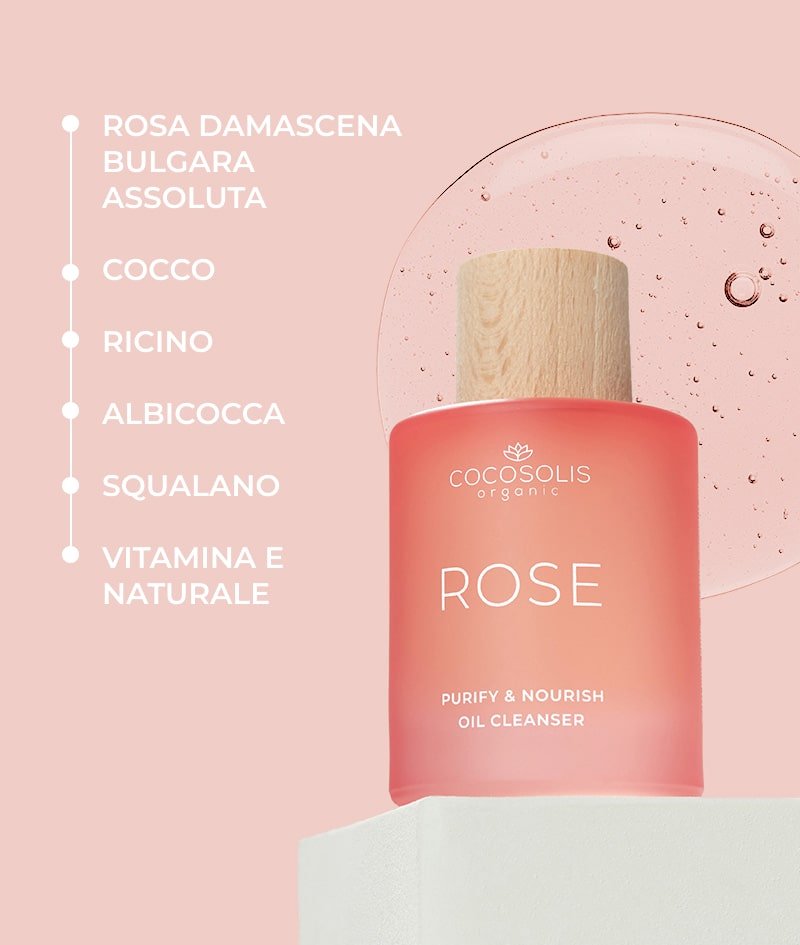 ROSE Purify & Nourish Oil Cleanser - indossachisei.it