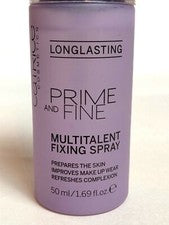 Catrice Cosmetics Prime and Fine Multitalent Fixing Spray Prep & Refresh