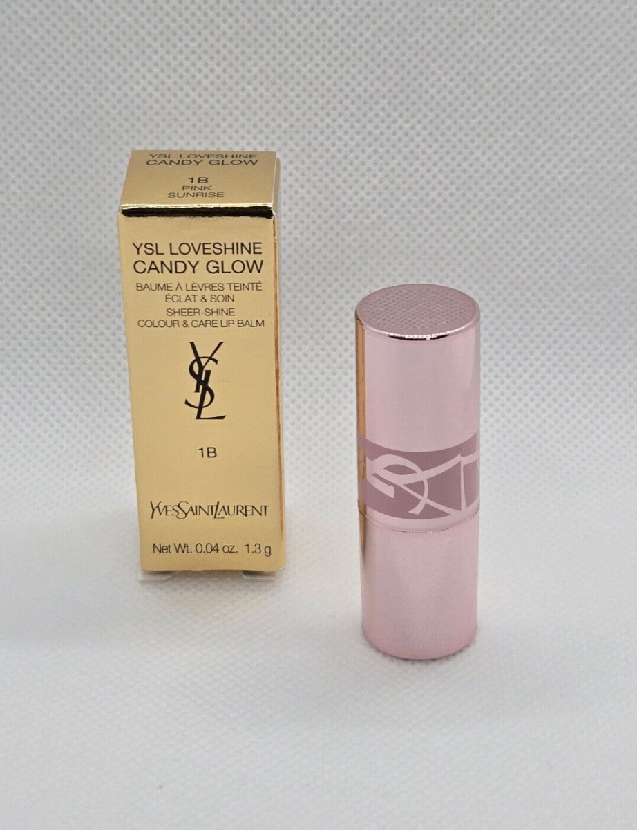 Yves Saint Laurent YSL Travel/Mini CANDY GLOW Tinted Butter Balm 1B PINK SUNRISE - Teresacilia.it